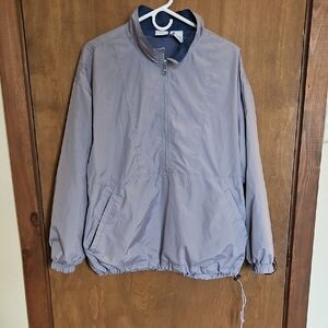 Men's Light Gray Windbreaker Jacket